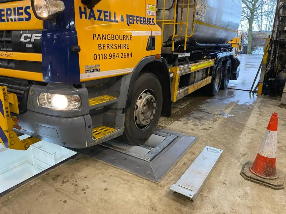 Brake testers for road maintenance vehicles